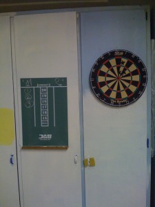 The dart board of Matt Rouge